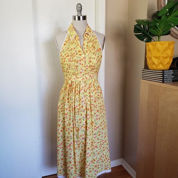 Gorgeous Free People Halter Floral Dress Size XS NEW! - Picture 1 of 15